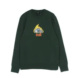 Felpa Girocollo Uomo Roasted Crew Dark Green