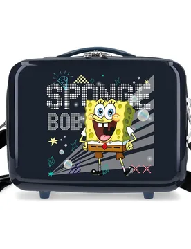 Neceser Movom Bob Esponja Bob Party rí­gido adapatable a trolley - Personajes - FashionsVida