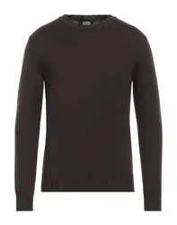 Pullover Herren Schokobraun 46,48,50,52,54,56,58 Herren