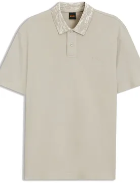 Polo A Maniche Corte Baltic 10262678 Orange Light Beige M - BOSS - FashionsVida