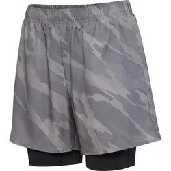 Pantaloni Corti Hiit Intensity Aop 2 In 1 Sharkskin S