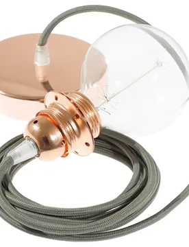 Cables Lampe Suspendue Pendel Pour Abat-jour Rm03 Diy 2 M Grey / Copper One Size - Creative - FashionsVida