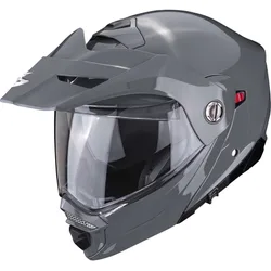 Casco Moto Modulare P/J ADX-2 SOLID Grigio Cemento taglia XS
