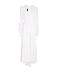 Vestido midi Mujer Blanco 36 Mujer