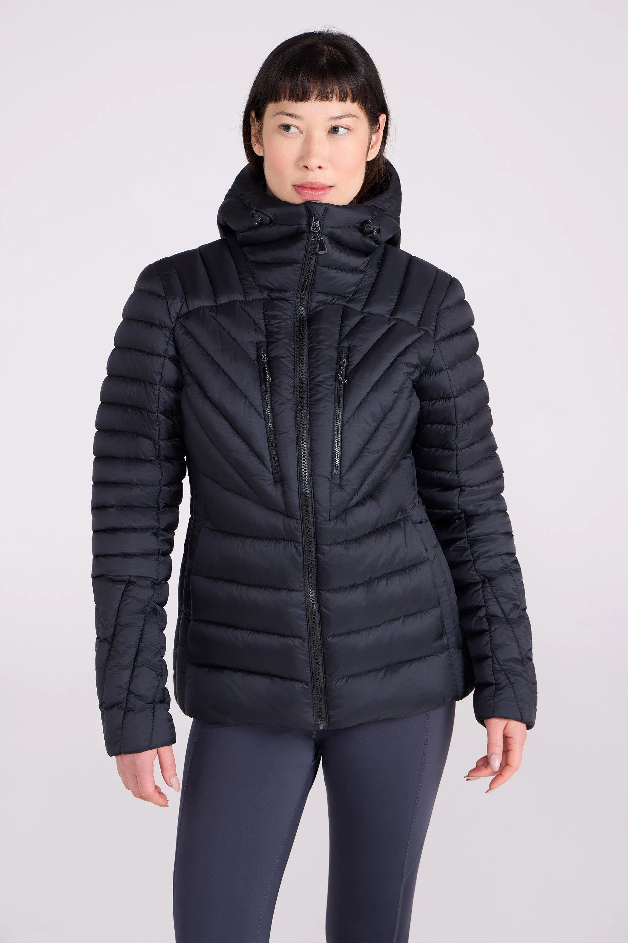 Sky Womens Padded Jacket - Black - Black - Size: 8 - Mountain Warehouse - FashionsVida