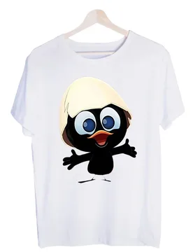 Unisex Cute Bird Graphic Tee, Short Sleeve Crew Neck T-Shirt for Casual Daily Wear and Summer Outfits - Aliexpress - FashionsVida