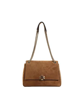 Sac en cuir - Sac à bandoulière CHARLIE Medium camel - Tory burch - FashionsVida