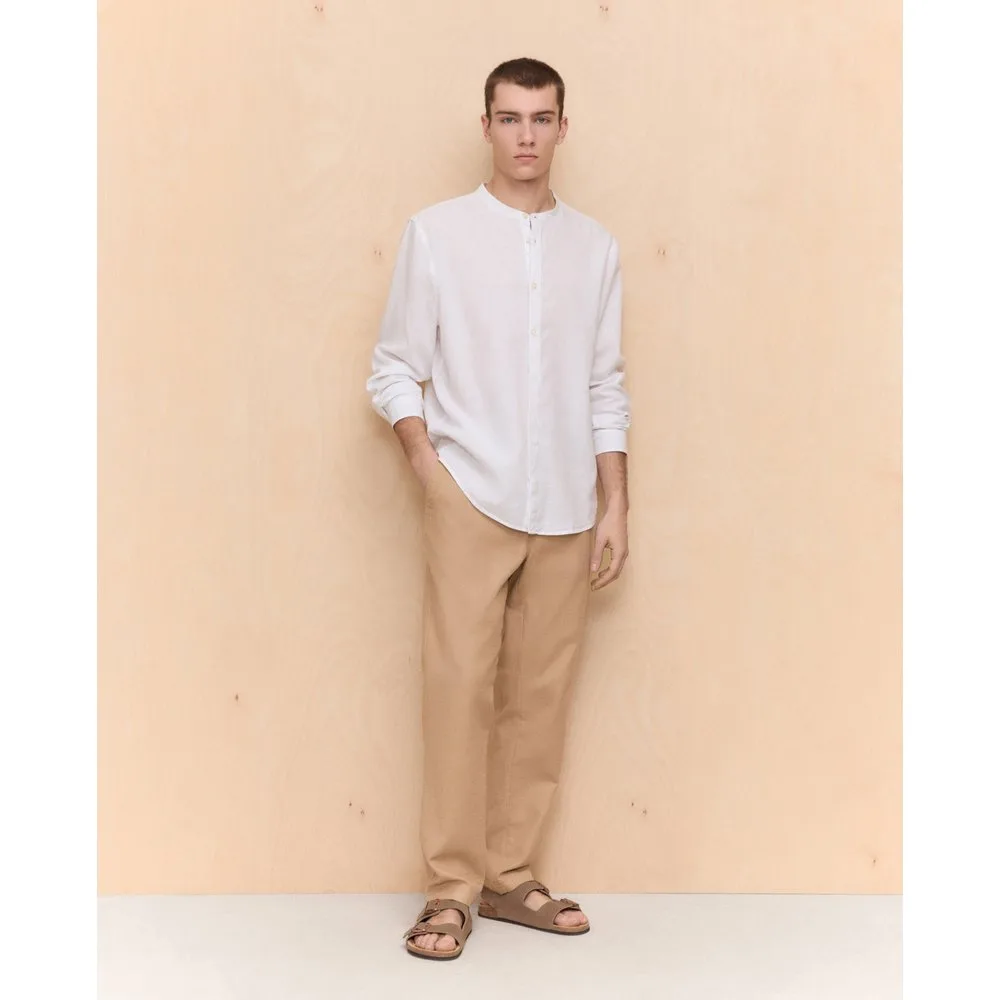 Pantalón algodón de hombre con cordón aspecto rústico - Easy Wear - FashionsVida