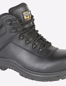 Huntsvill Non-Metal Safety Boots Mens - Black - Size Uk 9.5 - Grafters - FashionsVida