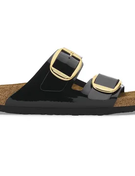 Arizona Big Buckle Black / Gold 38 Damen - Birkenstock - FashionsVida