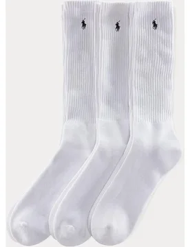 Pack de tres calcetines de hombre cortos estampados - Polo Ralph Lauren - FashionsVida