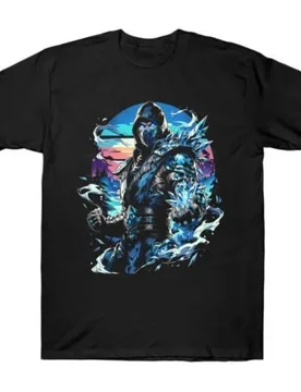 Sub-Zero Ice Ninja Video game Mortal Kombat Gift tee for gamer 100% cotton Men's Short Sleeve Graphic T-Shirt All size top S-6XL - Aliexpress - FashionsVida