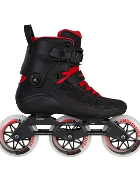 Patins En Ligne Black Fire 110 Black / Red EU 46 Homme - Powerslide - FashionsVida