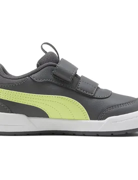 Sneaker Multiflex 2 Sl V Ps Moody Gray / Light Lime EU 17 - Puma - FashionsVida