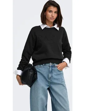 Sudadera de mujer de manga larga con cuello redondo - JDY - FashionsVida