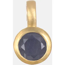 Charm Sapphire dorado