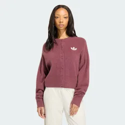 CARDIGAN ESSENTIALS KNIT M Burgundy