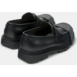 Mocasines de hombre junction de piel