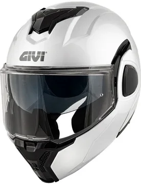 Casco Moto Modulare P/J X36 FIBRA Bianco Lucido taglia L - GIVI - FashionsVida