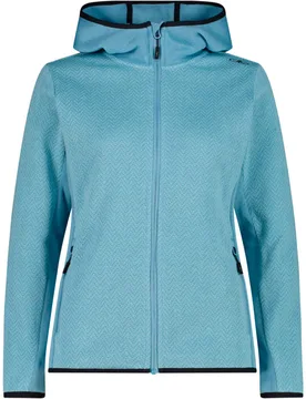 Woman jacket fix hood forro polar mujer Azul (40) - CMP - FashionsVida