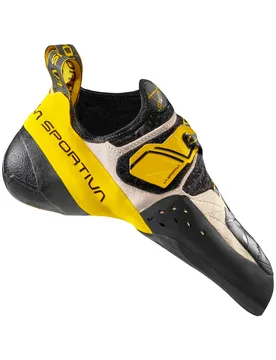 Chaussons d'escalade - Solution White/Yellow - Taille 40,5 - Blanc - La Sportiva - FashionsVida