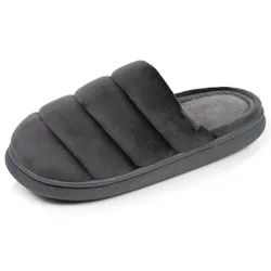 Chaussons mules BLOUP Gris velours gris 41