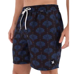 Short De Bain Volley Icon Printing Press Arbore Black M