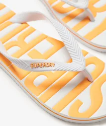 Superdry Herren Flip-flops im Vintage-stil Weiß - Größe: M