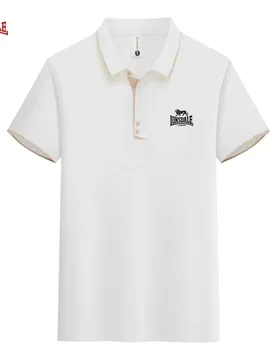 LONSDALE's new printed casual business short-sleeved polo shirt for men in summer. Made of fine silk, it is stylish, cool and br - Aliexpress - FashionsVida