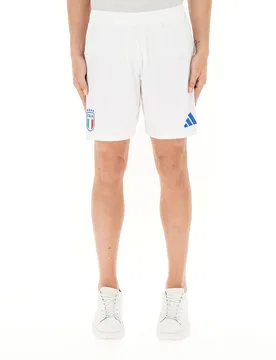 Adidas Shorts Italia Home BIANCO M - Adidas - FashionsVida