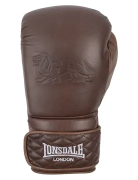 Gants De Boxe En Cuir Vintage Spar Gloves Vintage Brown 12 oz - Lonsdale - FashionsVida