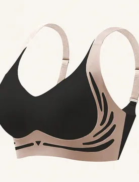 Sujetador Push-Up Suave Sin Costuras Ligero, Eleva el Busto Grande, Elegante y Cómodo XS - Shein - FashionsVida