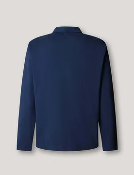 Polo de hombre manga larga logo bordado - Pepe Jeans - FashionsVida