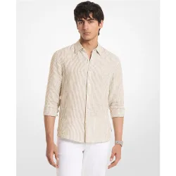 Camisa de hombre de lino a rayas