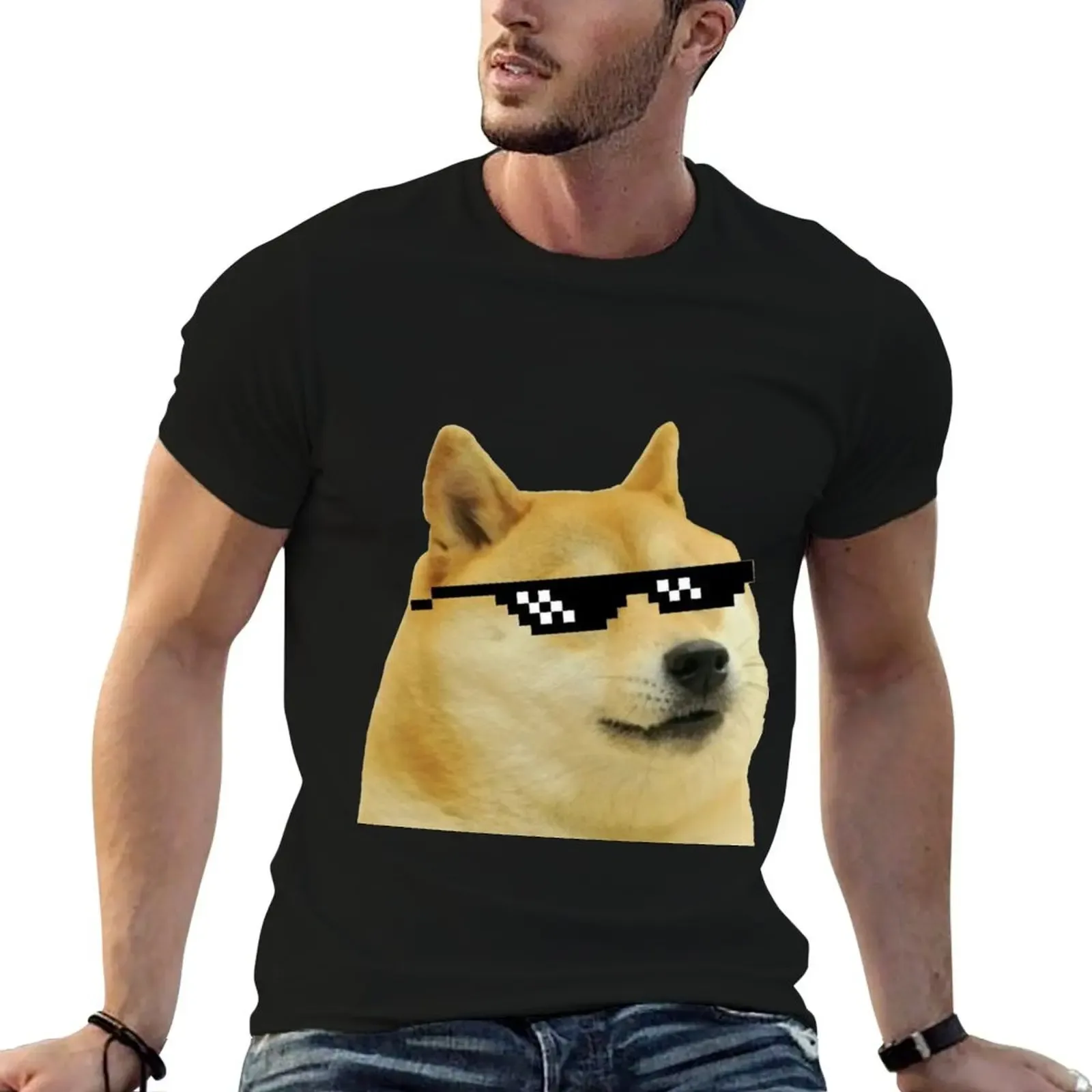 DOGE T-Shirt Basic Simple Design Short Sleeve Shirt - Aliexpress - FashionsVida