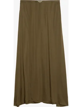 Zadig & Voltaire - Falda larga satén holgada - Zadig & Voltaire - FashionsVida