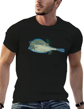 Color Print of a Scrawled Cowfish T-Shirt t shirt man designer man t shirt cotton g man t shirts for men T-shirt - Aliexpress - FashionsVida
