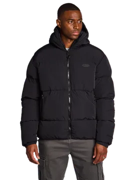 Romero Puffer Men Jackets - Black - Size M - Nylon - Black - Size: Medium - Street Cartel - FashionsVida