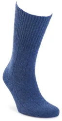 Extra Roomy Super‑soft Seam-free Bed Socks - Marine - Size: L