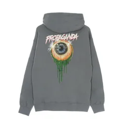 Felpa Cappuccio Uomo Scarful Eye Hoodie Grey