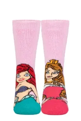 Kids 1 Pair SOCKSHOP Disney 1.6 TOG Lite The Little Mermaid and Sleeping Beauty Thermal Socks Pink 9-12 Kids - Pink - Size: 9-12 Kids