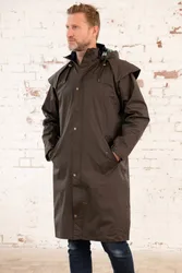 Stockman Mens Full Length Rain Coat - - Size: S