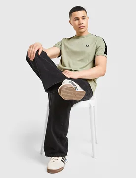 Tape T-Shirt - Herren, Grün - male - Size: L - Fred perry - FashionsVida