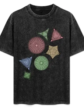 Diatoms - Marine Biology Art T-Shirt Moisture Wicking Quick Dry Tee - Aliexpress - FashionsVida