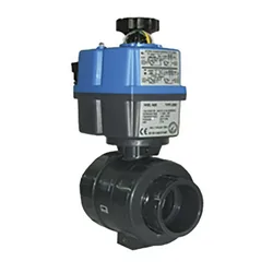 Ø75 Ac/dc Pvc-u Ball Valve Industrial Ptfe-epdm Ellectrically Actuated+bsr Safety Block 24-240v Grey One Size unisex