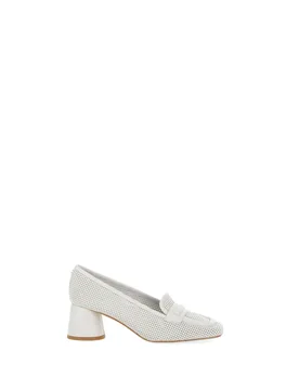 Mocassini con tacco AVORIO 41 - Halmanera - FashionsVida