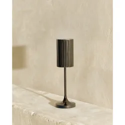 Lámpara de mesa exterior con LED integrado Lucía