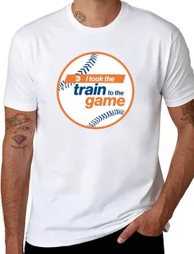 I Took the Train to the Game for Queens Baseball Fans T-Shirt man t shirts for men casual cotton t shirts high quality T-Shirt - Aliexpress - FashionsVida