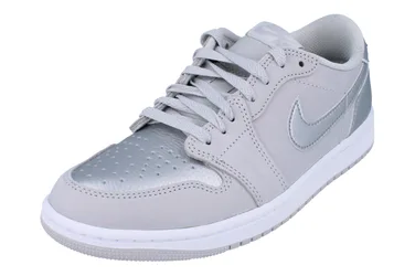 Air Jordan 1 Retro Low Og Mens Trainers - Silver - Size Uk 8.5