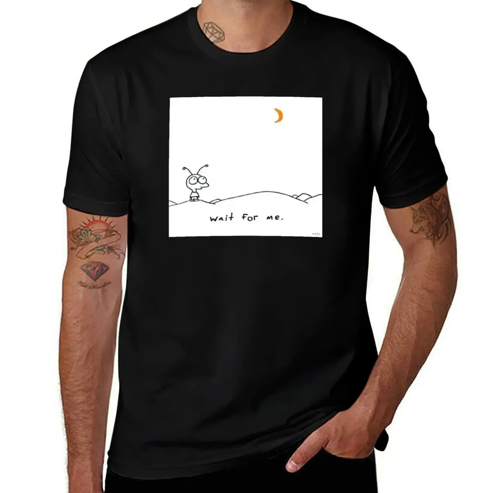 Moby Wait for Me T-Shirt Lightweight Basic Short Sleeve Shirt - Aliexpress - FashionsVida